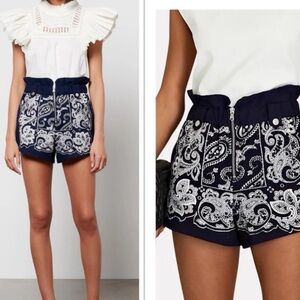 Sea New York Women's Theodora Paisley Print
Shorts Navy NWT